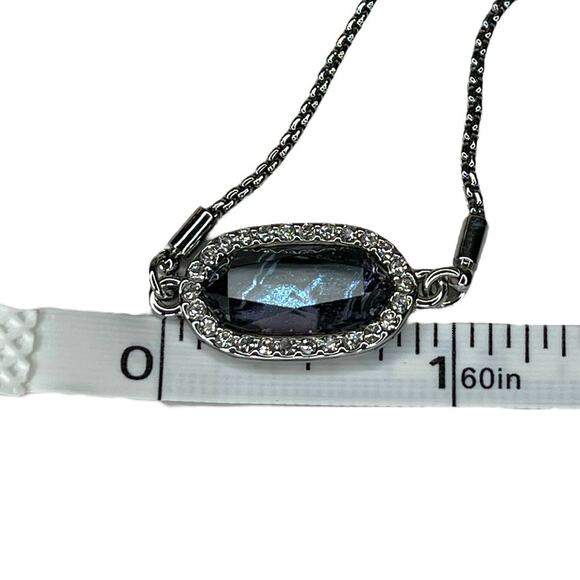 Color Street Northern Wonder Blue Iridescent Chain Bracelet Silver Tone - Picture 4 of 10